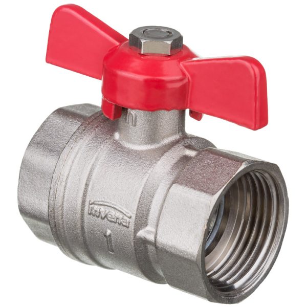 Kugla ventil hromirana FF 3/4 ” (leptir)