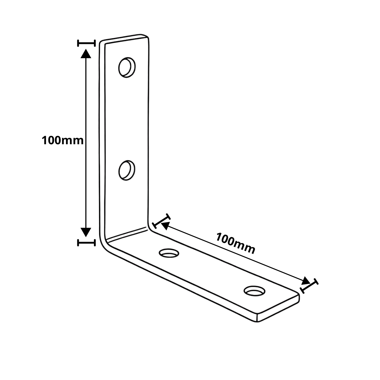 Ugaonik 100x100mm - Image 2