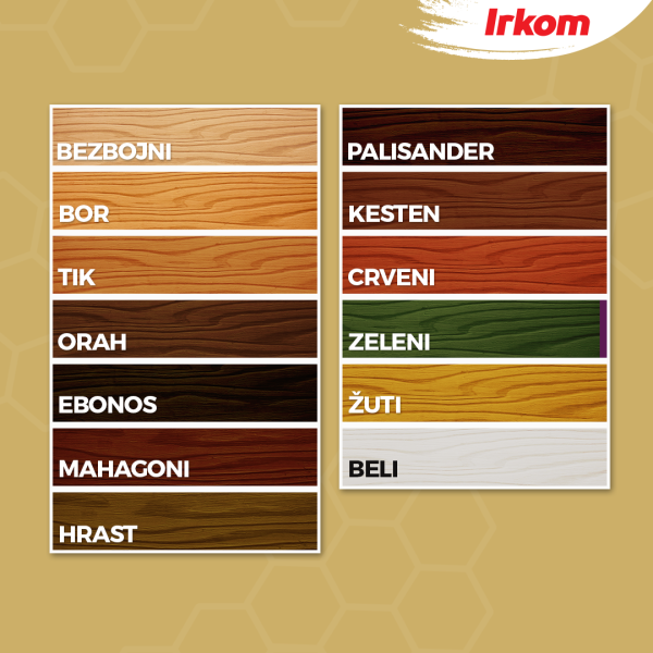 Lazura sa voskom bor 750ml - Image 2