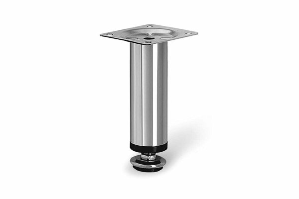 Nogica kuhinjska podesivna hromirana H100mm