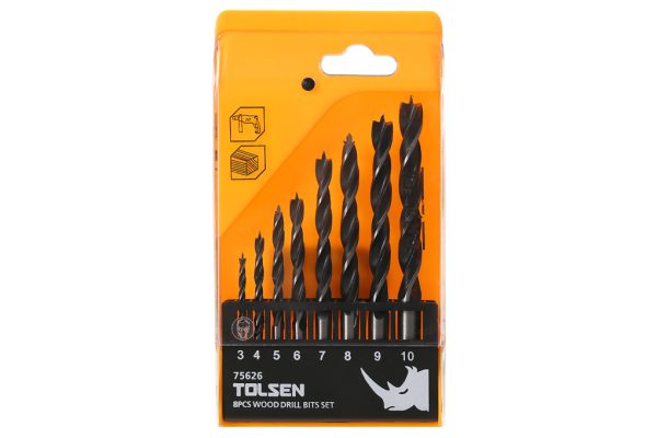 Burgija za drvo set 3-10mm Tolsen (75626)
