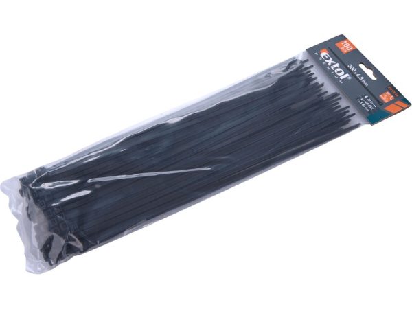 Vezice pvc crne 300x4,8mm