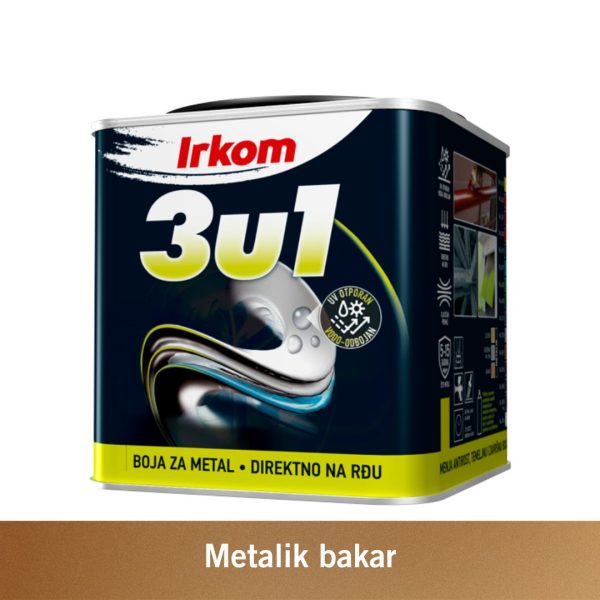 Boja za metal 3u1 metalik bakar 1KG