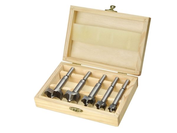 Glodala za šarke set, 5 komada: Ø 15,20,25,30 i 35mm, prihvat 8mm