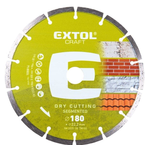 Rezna ploča za građevinske materijale 180x22,23mm