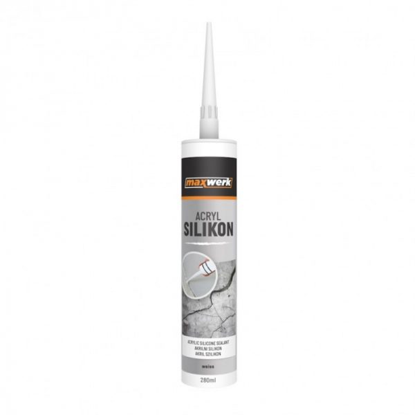 Silikon Maxwerk acryl ( beli ) 280ml
