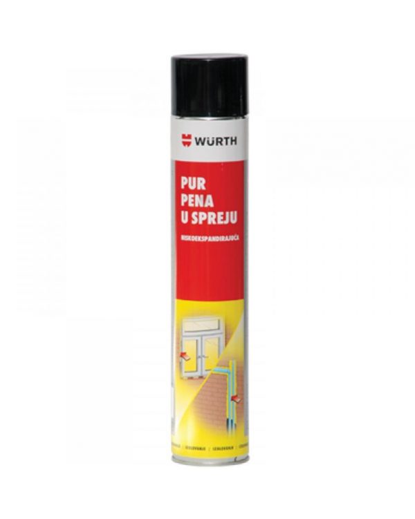 Pur pena na cevčicu niskoeksapandirajuća Wurth 750ml