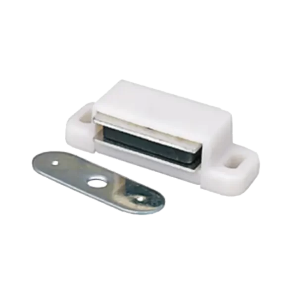 Magnet za vrata beli mali 4,5×1,5cm
