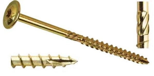 Vijak za drvenu konstrukciju tanjirasta glava 8X320mm