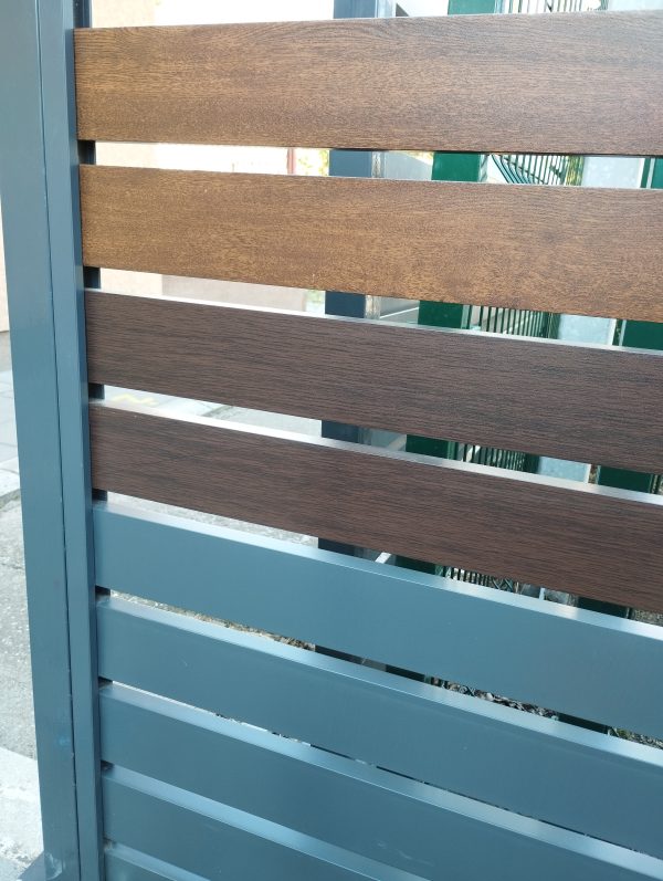 Aluminijumski profil 4047 80X20X2000mm Walnut