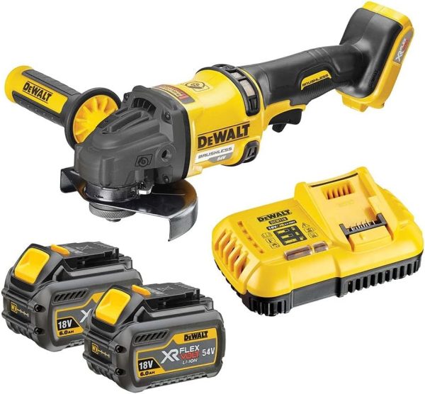 Akumulatorska ugaona brusilica 2 X 6.0 Ah, 54V XR DeWalt DCG418T2