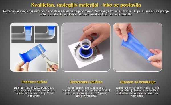 Filter silikonski za odvod protiv vraćanja neprijatnih mirisa A92 - Image 2