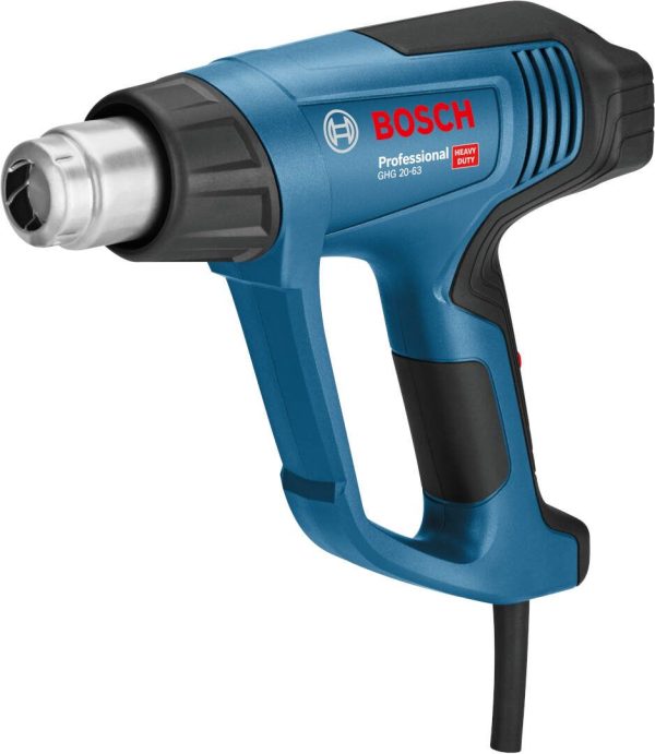 Fen za vreli vazduh Bosch GHG 20-63 + 2 mlaznice, 06012A6201