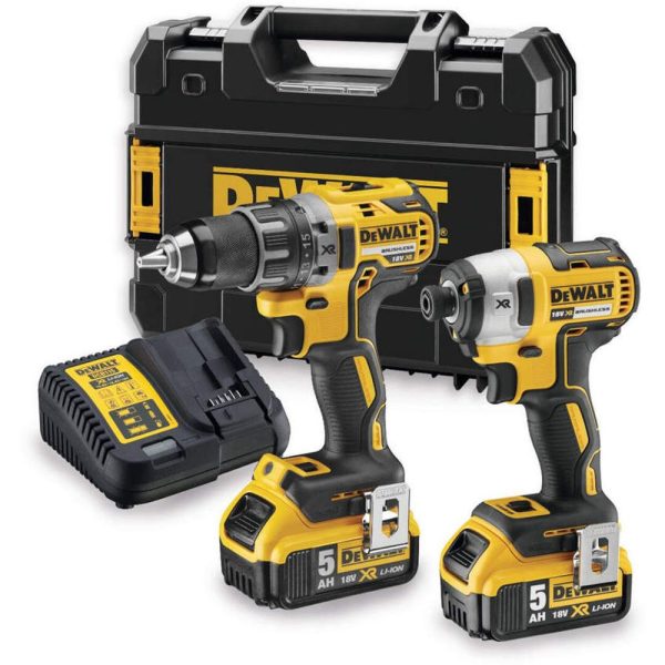 Set aku alata, 2x5.0Ah, DCD791 + DCF887 DeWalt DCK268P2T