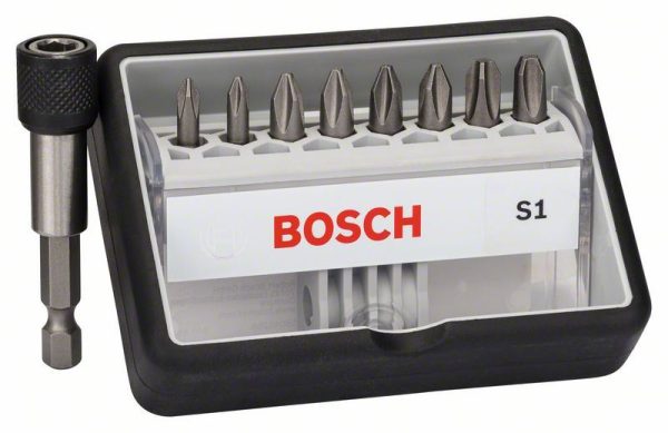 Set bitova odvrtača Robust Line S ekstra tvrdi, 25 mm, 8+1-delni, Bosch 2607002560