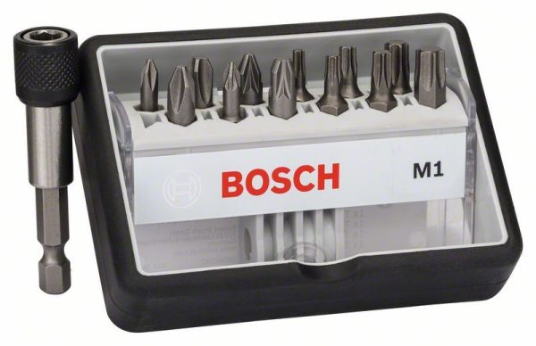 Set Robust Line bitova odvrtača M ekstra tvrdi, 12+1-delni, 25 mm, 12+1-delni, Bosch 2607002563