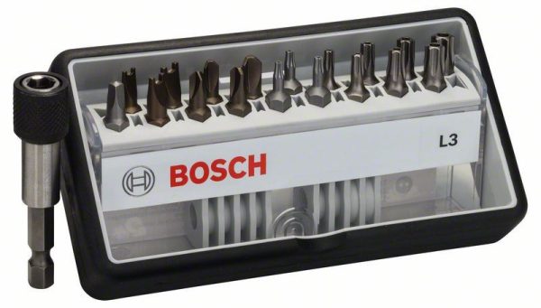 Set Robust Line bitova odvrtača L ekstra tvrdi, 18+1-delni, 25 mm, Bosch 260700256989