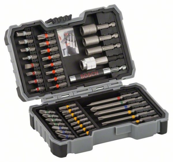 Set bitova i nasadnih ključeva 43-delni, Bosch 2607017164