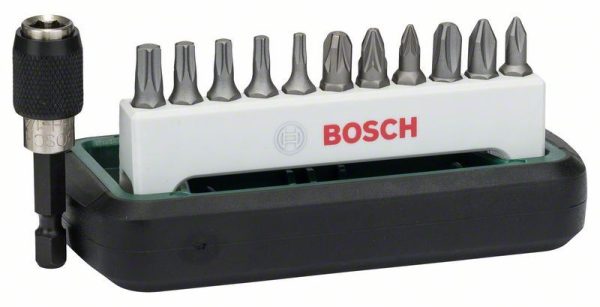 Set bitova odvrtača Standard, 12-delni, mešani (PH, PZ, T), Bosch 2608255993