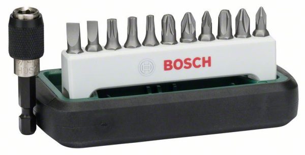 Set bitova odvrtača Standard 12-delni, mešani (S, PH, PZ, T) Bosch 2608255994