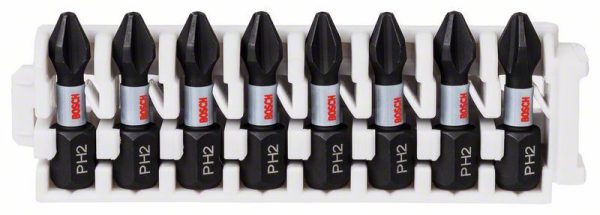 Set nastavaka za odvrtače Impact Control, 8-delni, 8xPH2, Bosch 2608522324
