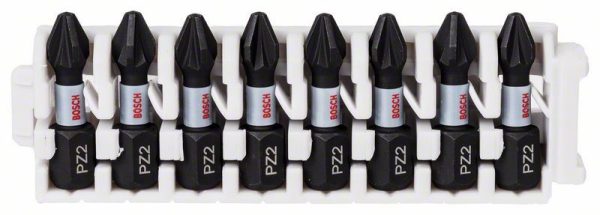 Set nastavaka za odvrtače Impact Control, 8-delni, 8xPZ2 Bosch 2608522325