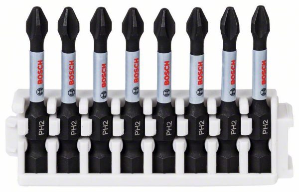 Set nastavaka za odvrtače Impact Control, 8-delni, 8xPH2, Bosch 2608522330