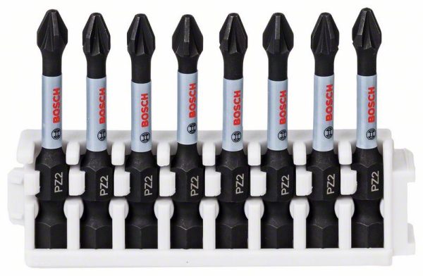 Set nastavaka za odvrtače Impact Control, 8-delni, 8xPZ2, Bosch 2608522331