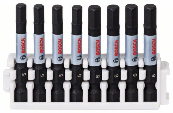 Set nastavaka za odvrtače Impact Control, 8-delno, 4xH5; 4xH6 Bosch 2608522332