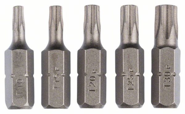 Set bitova odvrtača Standard za šrafove sa unutrašnjim Torx prihvatom (T), 5-delni, Bosch 2609255970