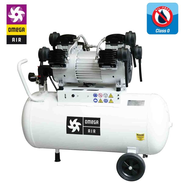 Kompresor bezuljni tihi klipni XS 2,5/90 Omega Air (10241010015)